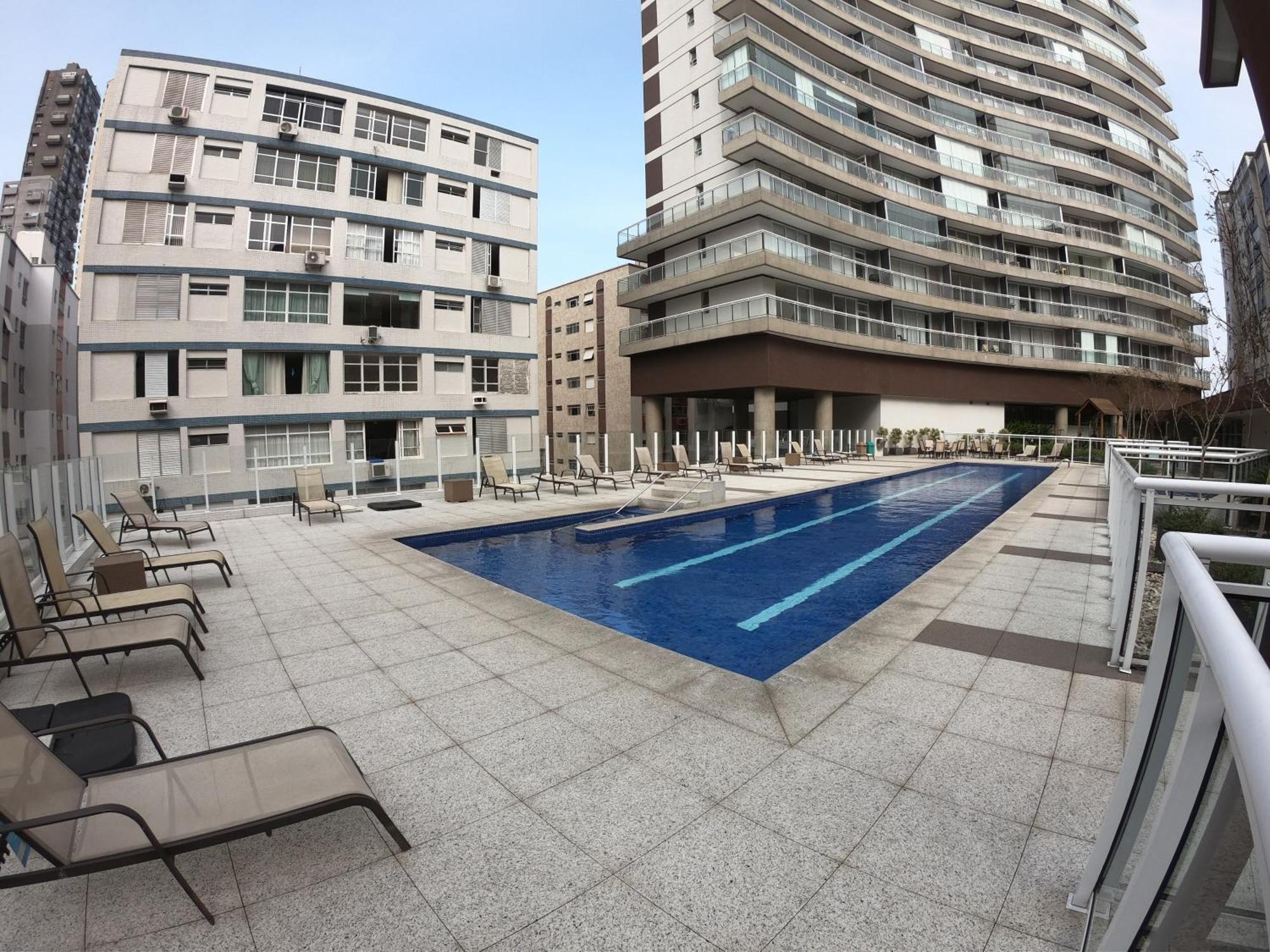 Book Santos - Unlimited 3202 - 2 Quartos Alto Padrao Vista Mar Exterior photo